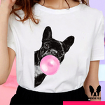 Bubblegum Frenchie Tee