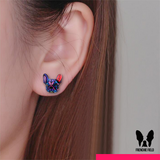 Cheeky Frenchie Enamel Ear Studs