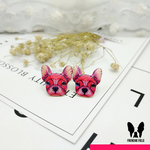 Cheeky Frenchie Enamel Ear Studs