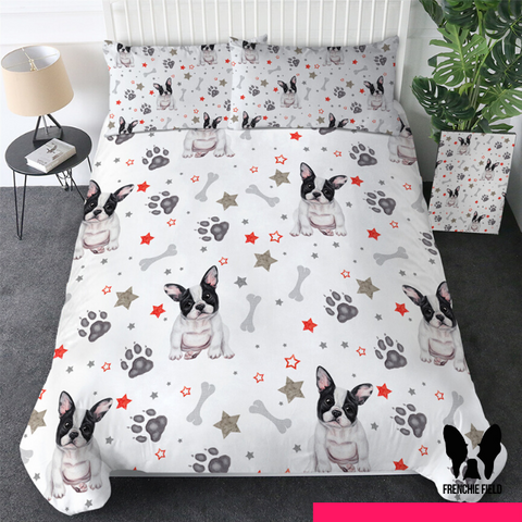 Frenchie & Bone Duvet & Pillowcase Set