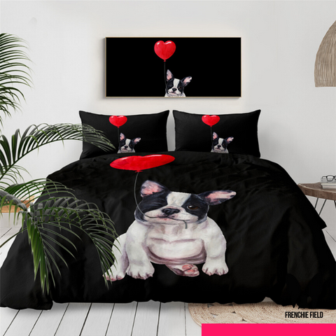 Up-up-and-Away! Frenchie Duvet & Pillowcase Set