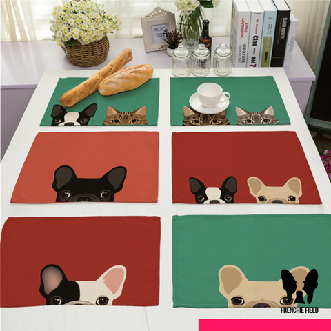 Feed-Me Frenchie Table Mat