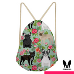 Oh-So-Fresh Frenchie Drawstring Backpack