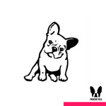 Stick-With-You Frenchie Sticker Decal